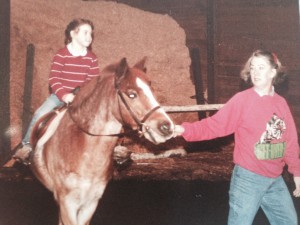 Little Girl and Pony