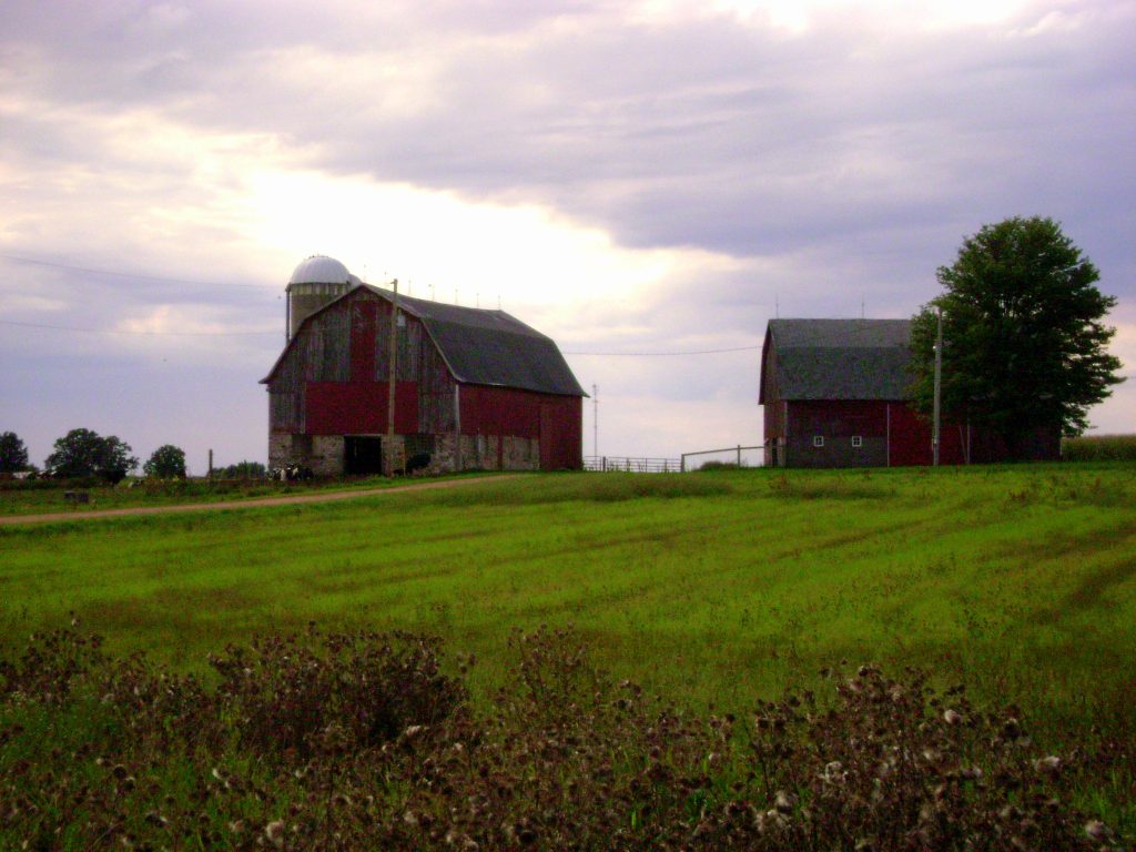 Wisconsin Stone Foundation Barns