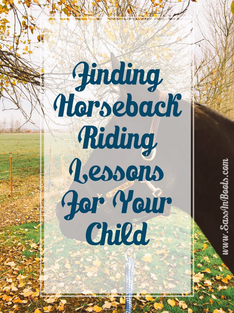 Finding Horseback Riding Lessons For Your Child