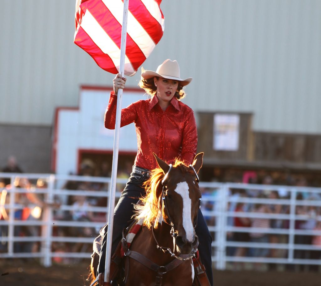 Fourth of July Rodeo American Flag Queen