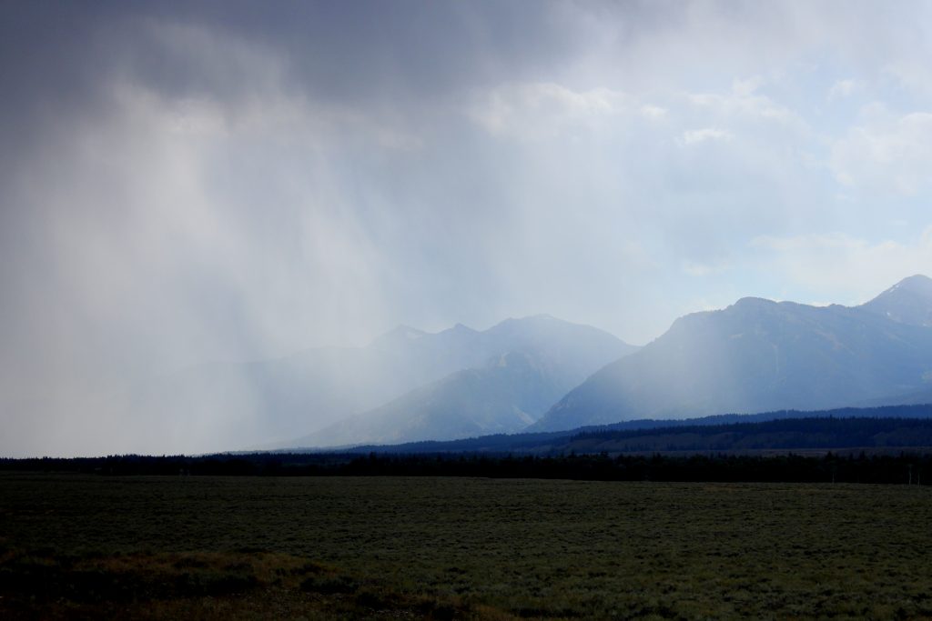Rain Storm In The Tetons