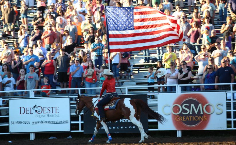 American Flag Fourth of July Rodeo